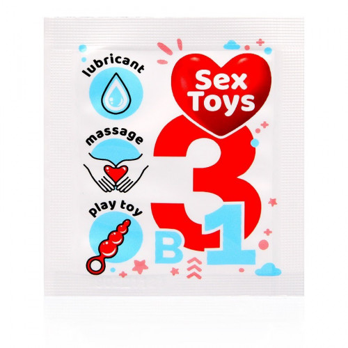 Гель-любрикант SexToys одноразовая упаковка 4 г арт. LB-55145t Гель-любрикант SexToys одноразовая упаковка 4 г арт. LB-55145t