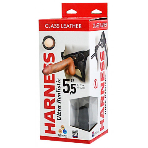 Фаллоимитатор на трусиках HARNESS, L 170 мм, D 35 мм арт. 630803 Фаллоимитатор на трусиках HARNESS, L 170 мм, D 35 мм арт. 630803