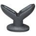 Анально - вагинальный плаг A BLOOMING TILUP M+, L 110 мм , D 55 мм, цвет чёрный арт. 429803