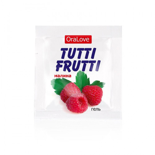 Гель TUTTI-FRUTTI МАЛИНА серии OraLove одноразовая упаковка 4 г арт. LB-30007t Гель TUTTI-FRUTTI МАЛИНА серии OraLove одноразовая упаковка 4 г арт. LB-30007t