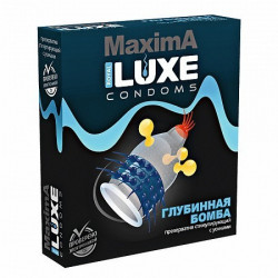 ПРЕЗЕРВАТИВ LUXE MAXIMA ГЛУБИННАЯ БОМБА 1 штука ПРЕЗЕРВАТИВ LUXE MAXIMA ГЛУБИННАЯ БОМБА 1 штука