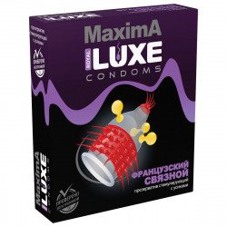 ПРЕЗЕРВАТИВ LUXE MAXIMA ФРАНЦУЗСКИЙ СВЯЗНОЙ 1 штука ПРЕЗЕРВАТИВ LUXE MAXIMA ФРАНЦУЗСКИЙ СВЯЗНОЙ 1 штука