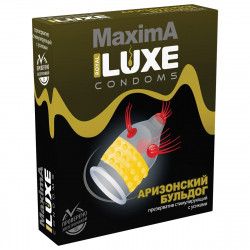 ПРЕЗЕРВАТИВ LUXE MAXIMA АРИЗОНСКИЙ БУЛЬДОГ 1 штука ПРЕЗЕРВАТИВ LUXE MAXIMA АРИЗОНСКИЙ БУЛЬДОГ 1 штука