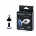 SILVER PLUG SMALL (втулка анальная) цвет кристалла синий, L 72 мм, D 28 мм, вес 50г, арт. SS-13 SILVER PLUG SMALL (втулка анальная) цвет кристалла синий, L 72 мм, D 28 мм, вес 50г, арт. SS-13