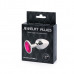 SILVER PLUG SMALL (втулка анальная) цвет кристалла рубиновый, L 72 мм, D 28 мм, вес 50г, арт. SS-14
