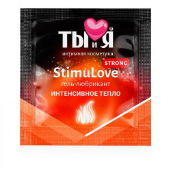 Гель-любрикант STIMULOVE STRONG одноразовая упаковка 4 г арт. LB-70016t Гель-любрикант STIMULOVE STRONG одноразовая упаковка 4 г арт. LB-70016t