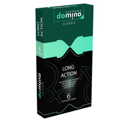 ПРЕЗЕРВАТИВЫ DOMINO CLASSIC LONG ACTION 6 штук ПРЕЗЕРВАТИВЫ DOMINO CLASSIC LONG ACTION 6 штук
