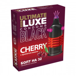 ПРЕЗЕРВАТИВ LUXE BLACK ULTIMATE БОЛТ НА 32 (ВИШНЯ) 1 штука ПРЕЗЕРВАТИВ LUXE BLACK ULTIMATE БОЛТ НА 32 (ВИШНЯ) 1 штука