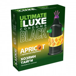 ПРЕЗЕРВАТИВ LUXE BLACK ULTIMATE ХОЗЯИН ТАЙГИ (АБРИКОС) 1 штука ПРЕЗЕРВАТИВ LUXE BLACK ULTIMATE ХОЗЯИН ТАЙГИ (АБРИКОС) 1 штука