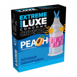 ПРЕЗЕРВАТИВ LUXE EXTREME НОЧНАЯ ЛИХОРАДКА (ПЕРСИК) 1 штука ПРЕЗЕРВАТИВ LUXE EXTREME НОЧНАЯ ЛИХОРАДКА (ПЕРСИК) 1 штука