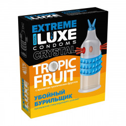ПРЕЗЕРВАТИВ LUXE EXTREME УБОЙНЫЙ БУРИЛЬЩИК (ТРОПИЧЕСКИЕ ФРУКТЫ) 1 штука ПРЕЗЕРВАТИВ LUXE EXTREME УБОЙНЫЙ БУРИЛЬЩИК (ТРОПИЧЕСКИЕ ФРУКТЫ) 1 штука