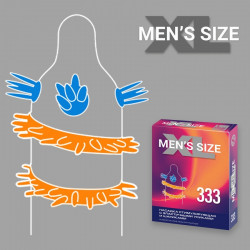 НАСАДКА СТИМУЛИРУЮЩАЯ SITABELLA MEN SIZE 333 арт. 1445