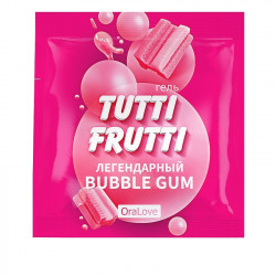 Интимный гель TUTTI-FRUTTI BUBBLE GUM 4 г арт. LB-30021t Интимный гель TUTTI-FRUTTI BUBBLE GUM 4 г арт. LB-30021t