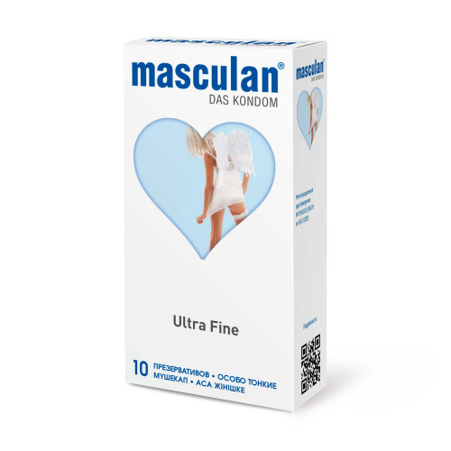 ПРЕЗЕРВАТИВЫ MASCULAN 2 ULTRA FINE № 10 (ОСОБО ТОНКИЙ С ОБИЛЬНОЙ СМАЗКОЙ) 10 штук, арт. 1070