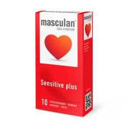 ПРЕЗЕРВАТИВЫ MASCULAN SENSITIVE PLUS № 10 (НЕЖНЫЕ), 10 штук, арт. 1895 ПРЕЗЕРВАТИВЫ MASCULAN SENSITIVE PLUS № 10 (НЕЖНЫЕ), 10 штук, арт. 1895