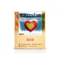 ПРЕЗЕРВАТИВЫ MASCULAN 5 ULTRA GOLD № 3 (УТОНЧЕННЫЙ ЛАТЕКС ЗОЛОТОГО ЦВЕТА) 3 шт. ПРЕЗЕРВАТИВЫ MASCULAN 5 ULTRA GOLD № 3 (УТОНЧЕННЫЙ ЛАТЕКС ЗОЛОТОГО ЦВЕТА) 3 шт.