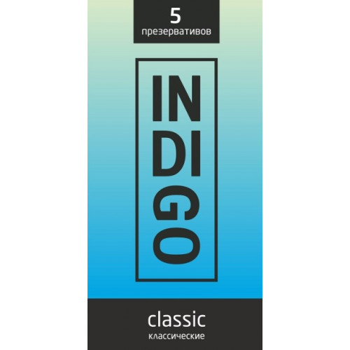 ПРЕЗЕРВАТИВЫ INDIGO CLASSIC № 5 (КЛАССИЧЕСКИЕ), 5 штук ПРЕЗЕРВАТИВЫ INDIGO CLASSIC № 5 (КЛАССИЧЕСКИЕ), 5 штук
