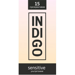 ПРЕЗЕРВАТИВЫ INDIGO SENSITIVE № 15 (УЛЬТРАТОНКИЕ), 15 штук ПРЕЗЕРВАТИВЫ INDIGO SENSITIVE № 15 (УЛЬТРАТОНКИЕ), 15 штук