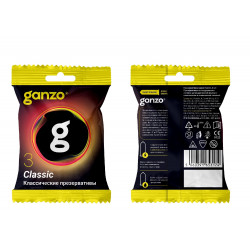 ПРЕЗЕРВАТИВЫ GANZO CLASSIC №3 BLACK EDITION (классические), 3 шт. в пакете, арт. 0701-055 ПРЕЗЕРВАТИВЫ GANZO CLASSIC №3 BLACK EDITION (классические), 3 шт. в пакете, арт. 0701-055