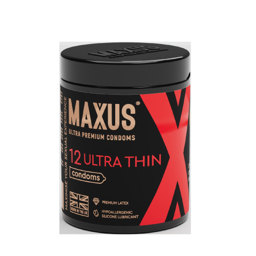 ПРЕЗЕРВАТИВЫ MAXUS ULTRA THIN № 12 X-EDITION (ультратонкие с обильн. смазкой) в кейсе, арт. 0901-093 ПРЕЗЕРВАТИВЫ MAXUS ULTRA THIN № 12 X-EDITION (ультратонкие с обильн. смазкой) в кейсе, арт. 0901-093