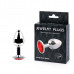 SILVER PLUG SMALL (втулка анальная) цвет кристалла красный, L 72 мм, D 28 мм, вес 50г, арт. SS-16 SILVER PLUG SMALL (втулка анальная) цвет кристалла красный, L 72 мм, D 28 мм, вес 50г, арт. SS-16