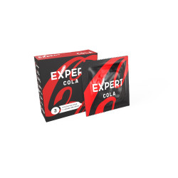 ПРЕЗЕРВАТИВЫ EXPERT COLA № 3 (С АРОМАТОМ КОЛЫ), NEW 3 штуки ПРЕЗЕРВАТИВЫ EXPERT COLA № 3 (С АРОМАТОМ КОЛЫ), NEW 3 штуки