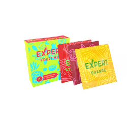 ПРЕЗЕРВАТИВЫ EXPERT FRUIT MIX № 3 (ФРУКТОВЫЕ АРОМАТИЗИРОВАННЫЕ), NEW 3 штуки ПРЕЗЕРВАТИВЫ EXPERT FRUIT MIX № 3 (ФРУКТОВЫЕ АРОМАТИЗИРОВАННЫЕ), NEW 3 штуки