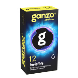 ПРЕЗЕРВАТИВЫ GANZO INVISIBLE №12 BLACK EDITION (гладкие супертонкие с доп. смазкой), 12 шт. в упак., арт. 0701-091 ПРЕЗЕРВАТИВЫ GANZO INVISIBLE №12 BLACK EDITION (гладкие супертонкие с доп. смазкой), 12 шт. в упак., арт. 0701-091