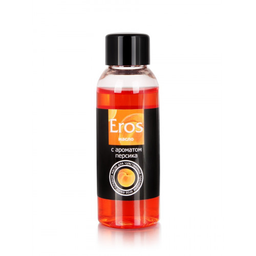 Масло массажное EROS EXOTIC (с ароматом персика)  флакон 50 мл арт. LB-13008 маркировка