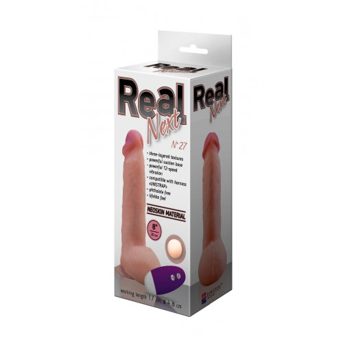 Вибратор REAL NEXT № 27 с выносным блоком, L 170 мм D 48 мм арт. 572713 Вибратор REAL NEXT № 27 с выносным блоком, L 170 мм D 48 мм арт. 572713