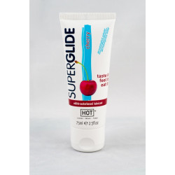 Гель лубрикант SUPERGLIDE CHERRY с ароматом вишни на водной основе, 75 мл, арт. 44115
