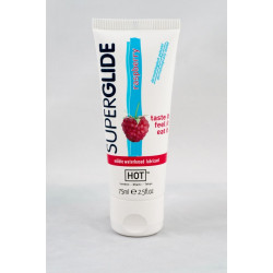 Гель лубрикант SUPERGLIDE RASPBERRY с ароматом малины на водной основе, 75 мл, арт. 44118