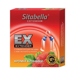 НАСАДКА СТИМУЛИРУЮЩАЯ SITABELLA КЛУБНИКА арт. 1403 НАСАДКА СТИМУЛИРУЮЩАЯ SITABELLA КЛУБНИКА арт. 1403