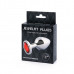 SILVER PLUG MEDIUM (втулка анальная), L 80 мм, D 30 мм, вес 85 г, цвет кристалла красный, арт. SM-16 SILVER PLUG MEDIUM (втулка анальная), L 80 мм, D 30 мм, вес 85 г, цвет кристалла красный, арт. SM-16